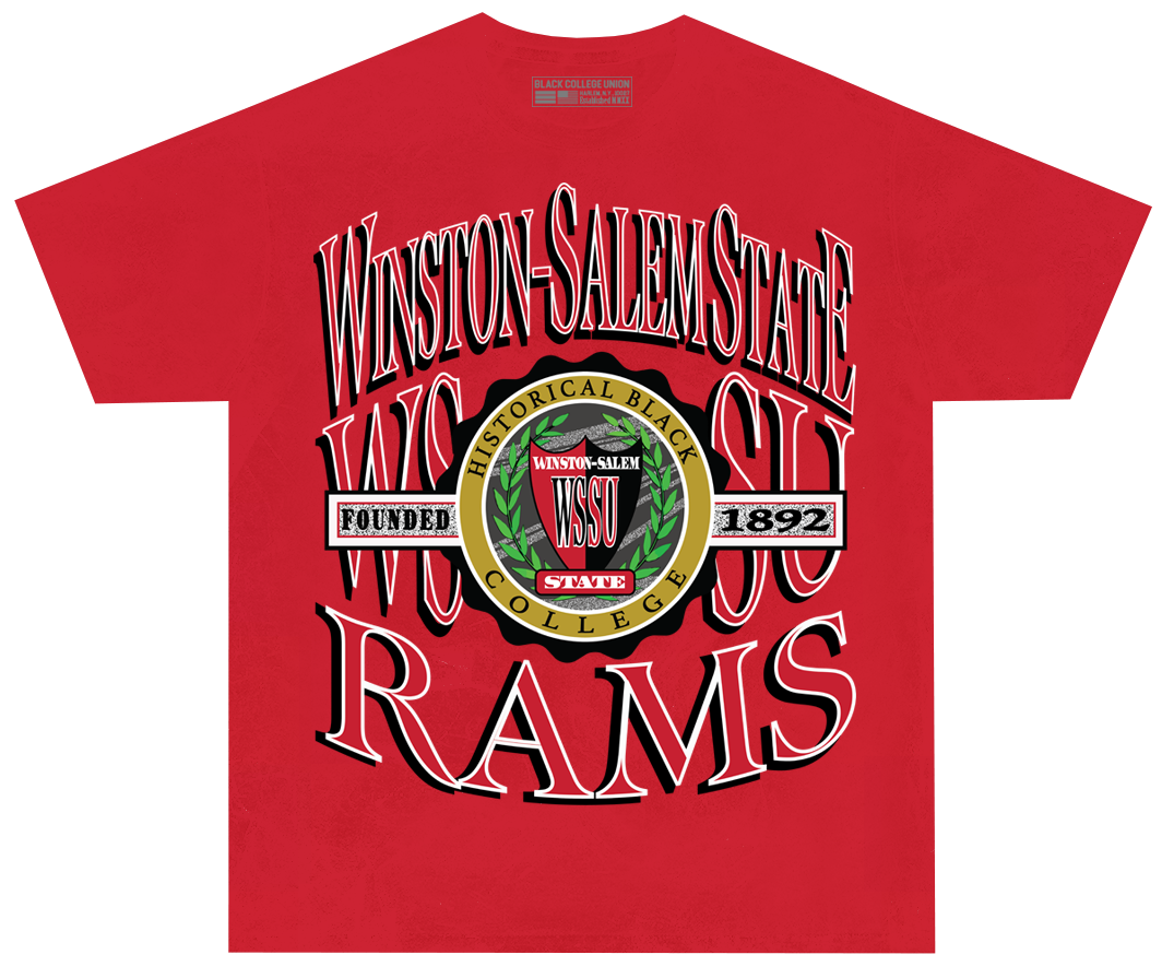 Winston-Salem State Retro 90s Crest T-Shirt [WSSU]