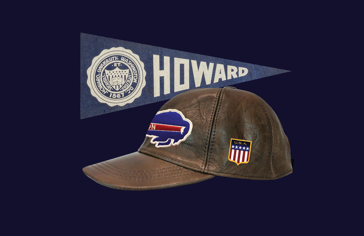 Genuine Leather HBCU Patch Cap - Howard – Black College Union