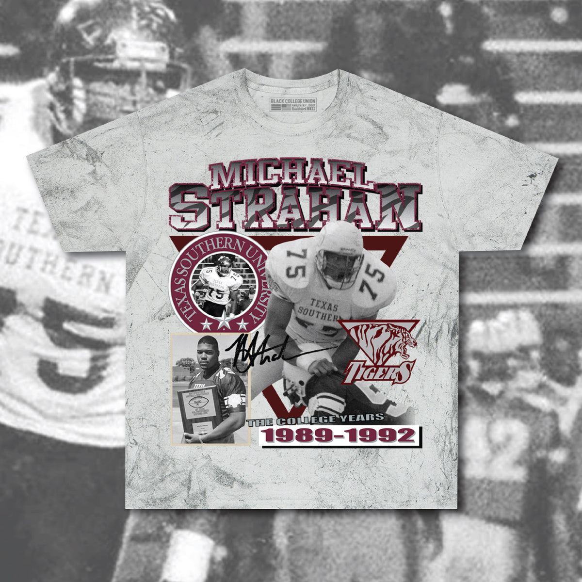 Steve McNair The College Years Homage Tee - Alcorn State