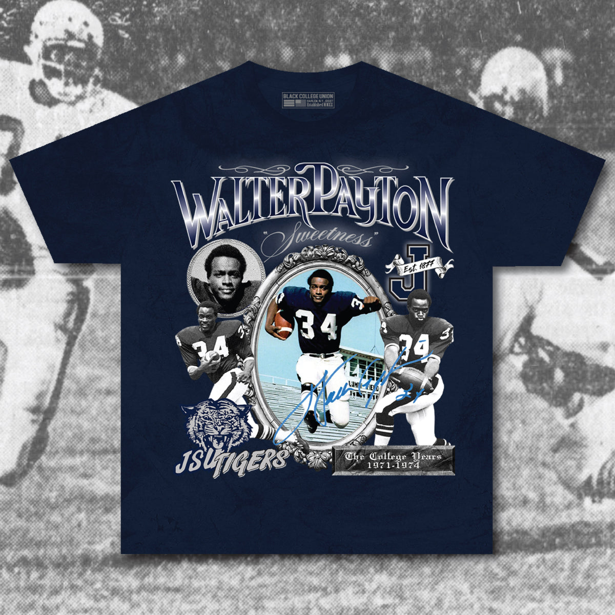 Walter Payton Jackson State throwback Jersey  Vintage jerseys, Walter  payton, Jackson state