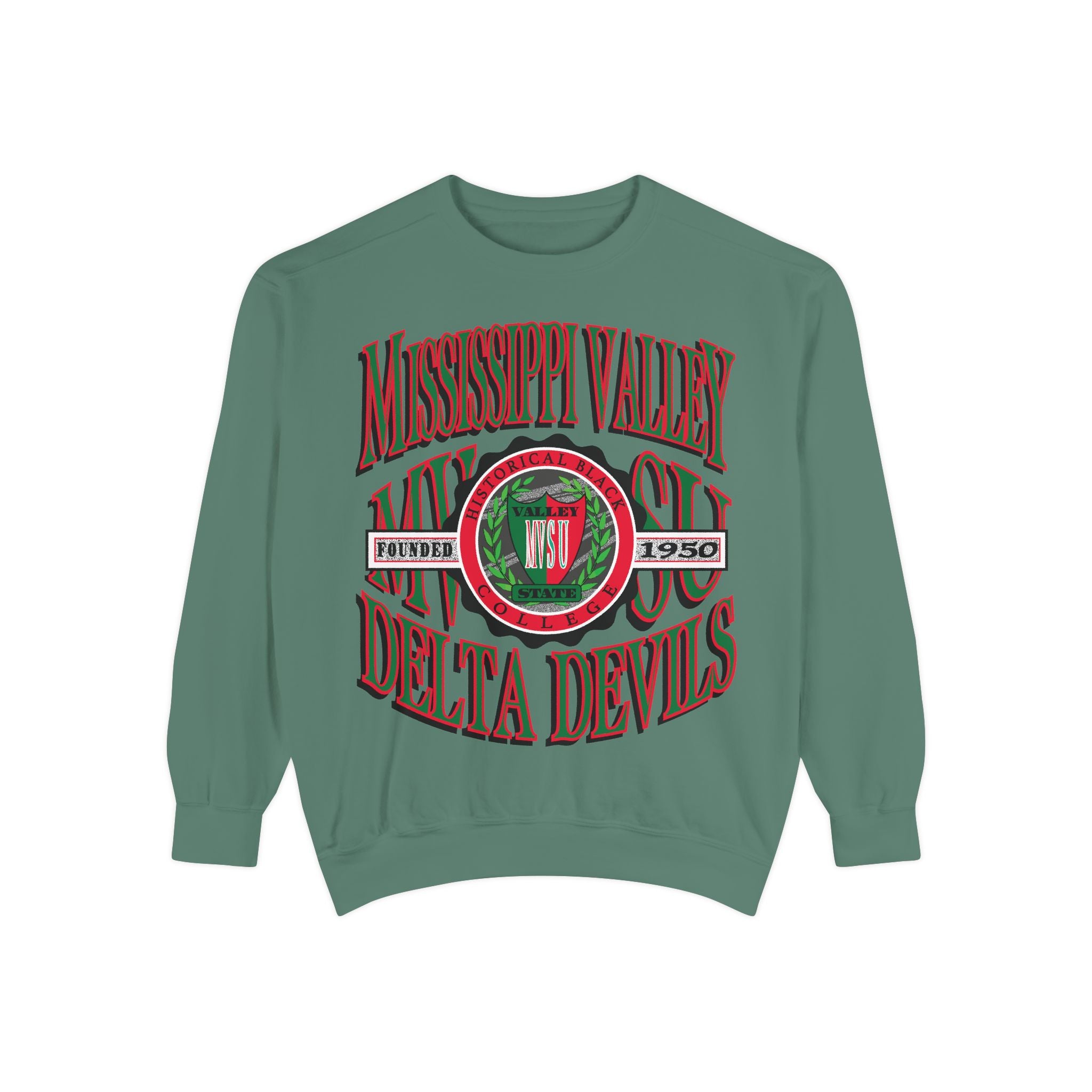 Mississippi Valley Retro Crest Sweatshirt [MVSU]