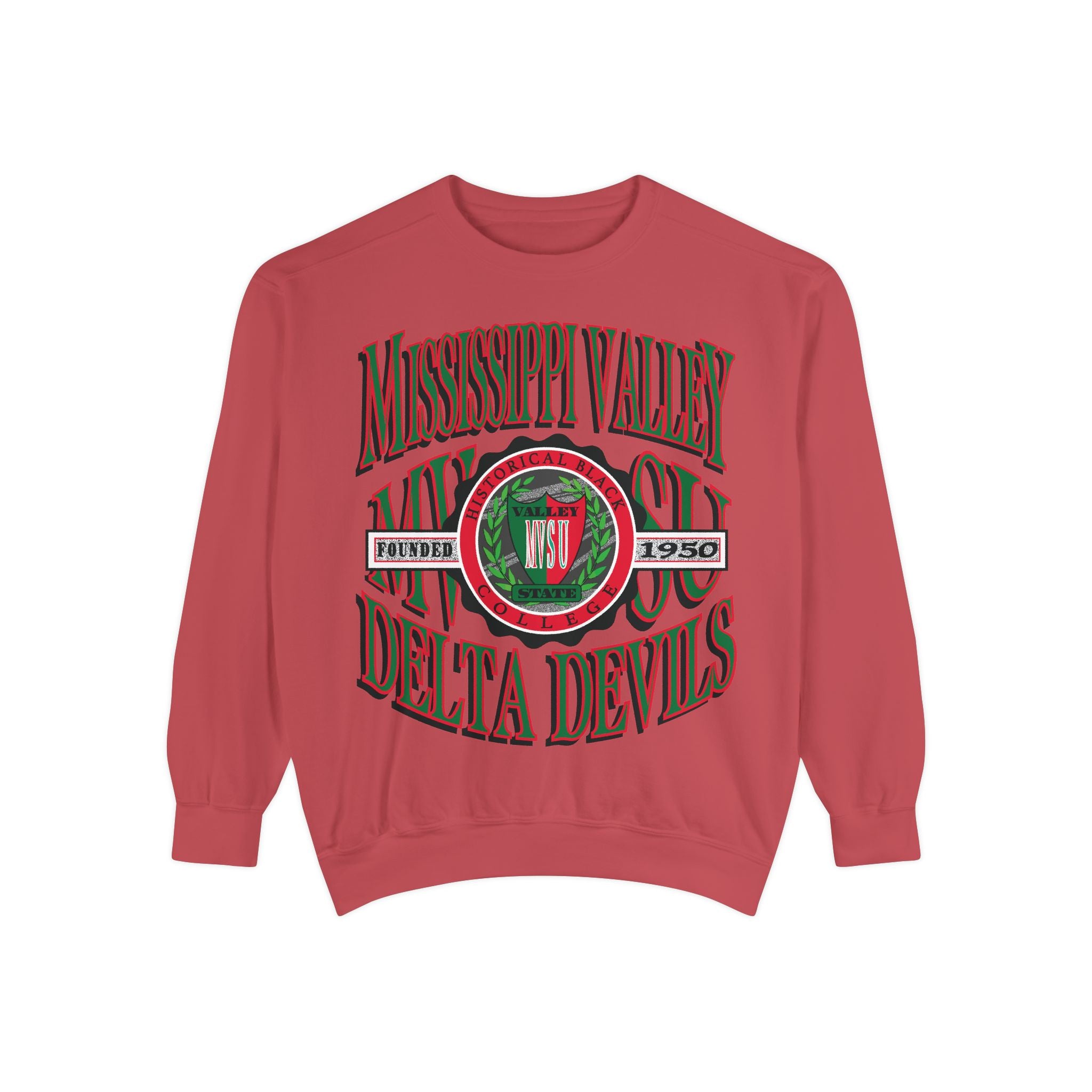 Mississippi Valley Retro Crest Sweatshirt [MVSU]