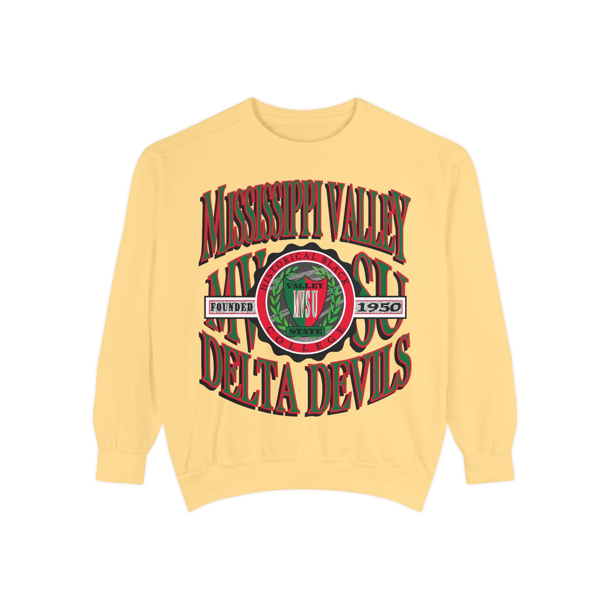 Mississippi Valley Retro Crest Sweatshirt [MVSU]
