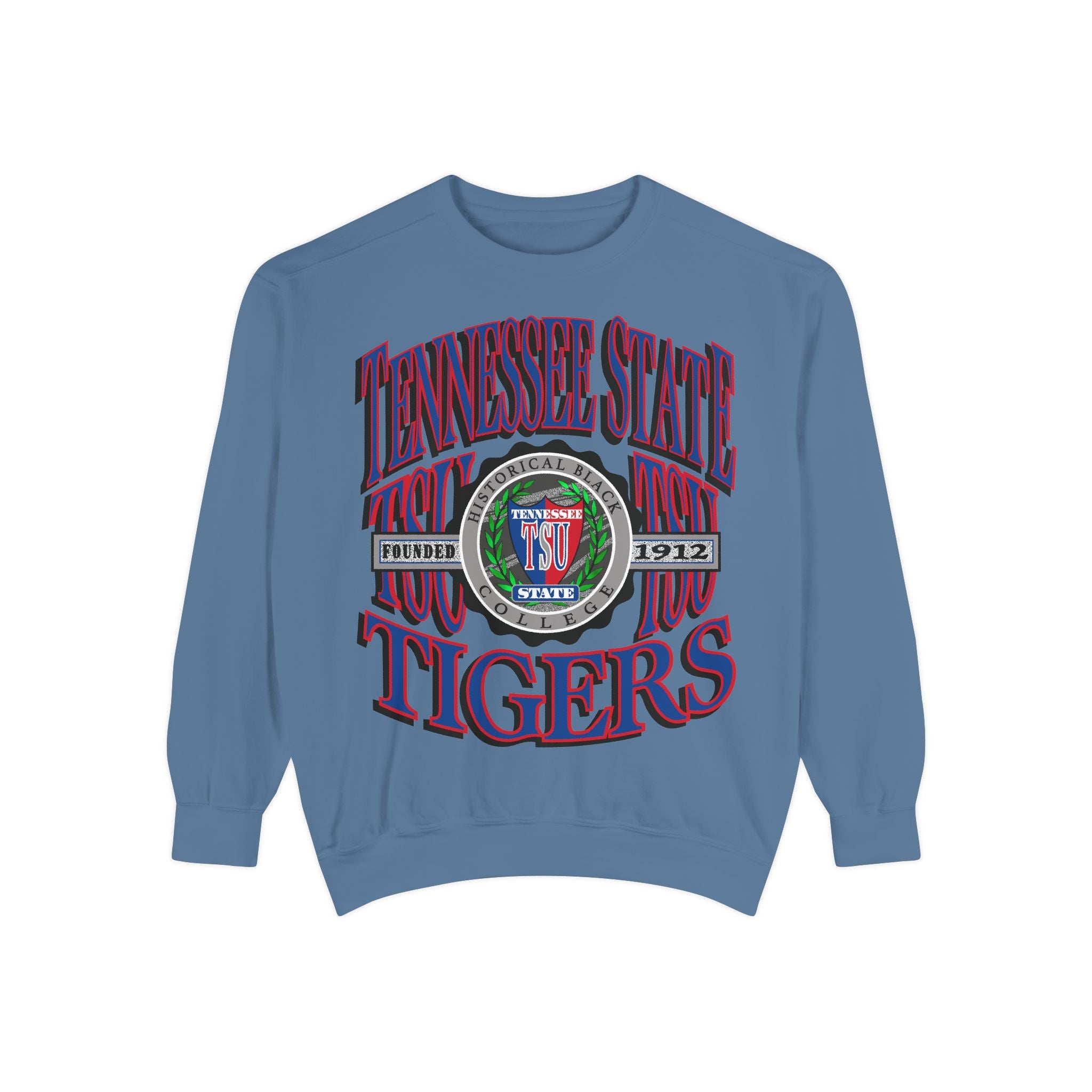 Vintage 90s Retro Crest Tennessee State Sweatshirt [TSU]