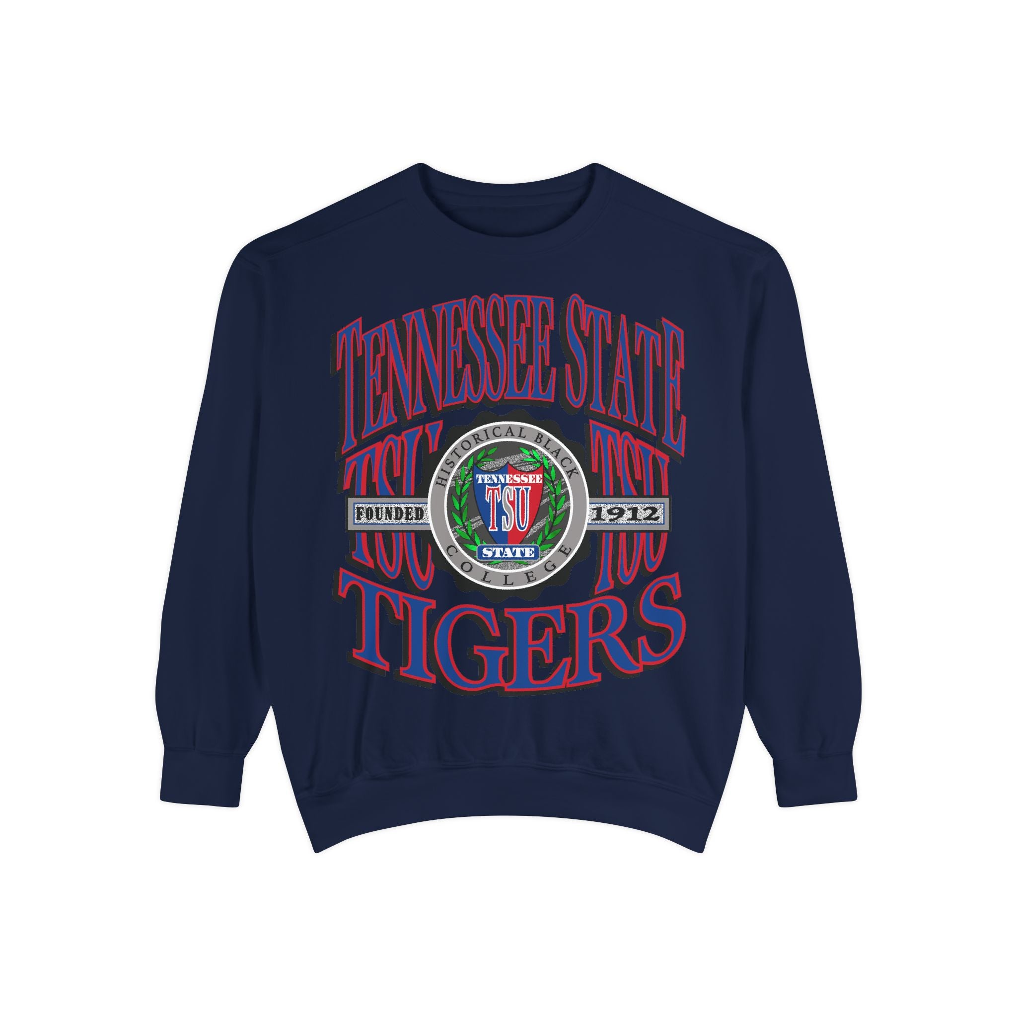 Vintage 90s Retro Crest Tennessee State Sweatshirt [TSU]