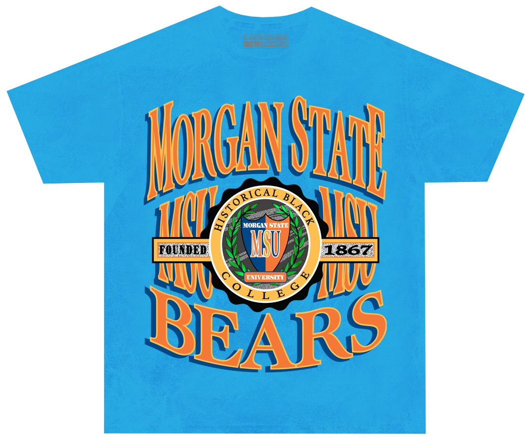Morgan Retro 90s Crest T Shirt MSU