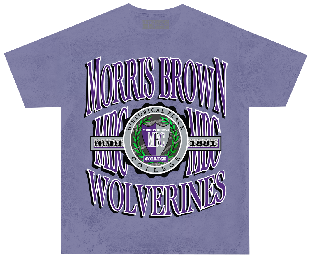 Morris Brown Retro 90s Crest T-Shirt [MBC]
