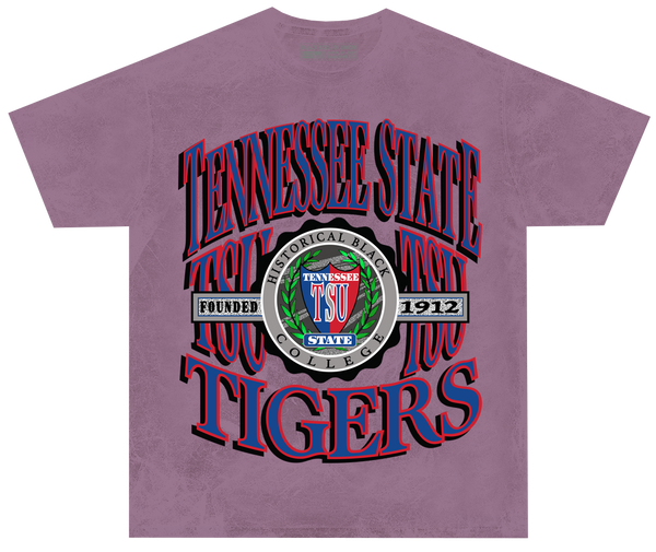 Tennessee State Retro 90s Crest T-Shirt [TSU] – Black