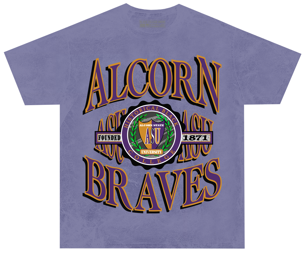 Alcorn State Retro 90s Crest T-Shirt [ASU]