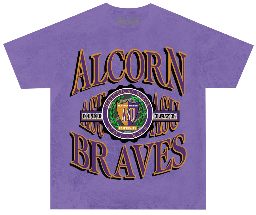 Alcorn State Retro 90s Crest T-Shirt [ASU]