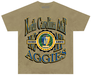 North Carolina A&T Retro 90s Crest T-Shirt [NCAT]