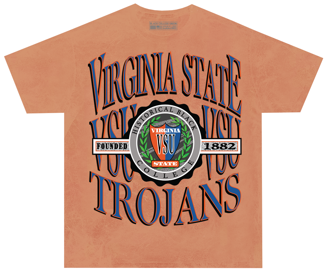 Virginia State Retro 90s Crest T-Shirt V2 [VSU]