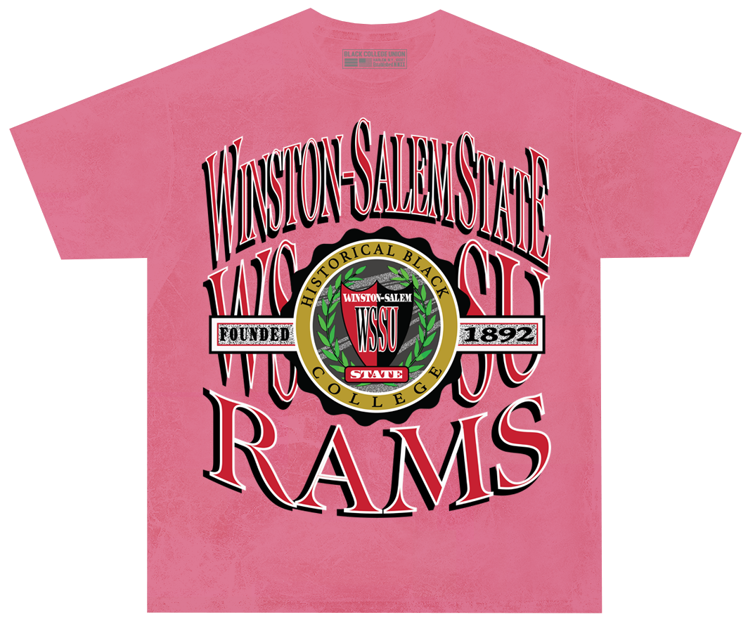 Winston-Salem State Retro 90s Crest T-Shirt [WSSU]