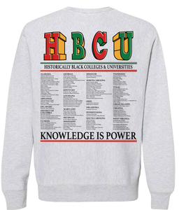 Black College Graduate Crewneck Sweatshirt