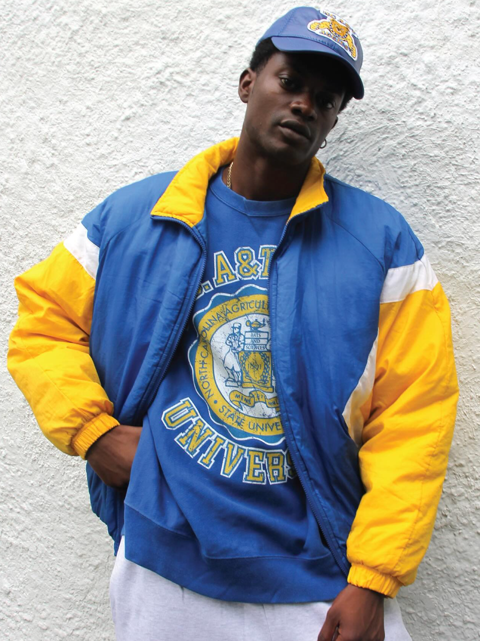 North Carolina A&T Team Vintage Puffer Jacket [NCAT]