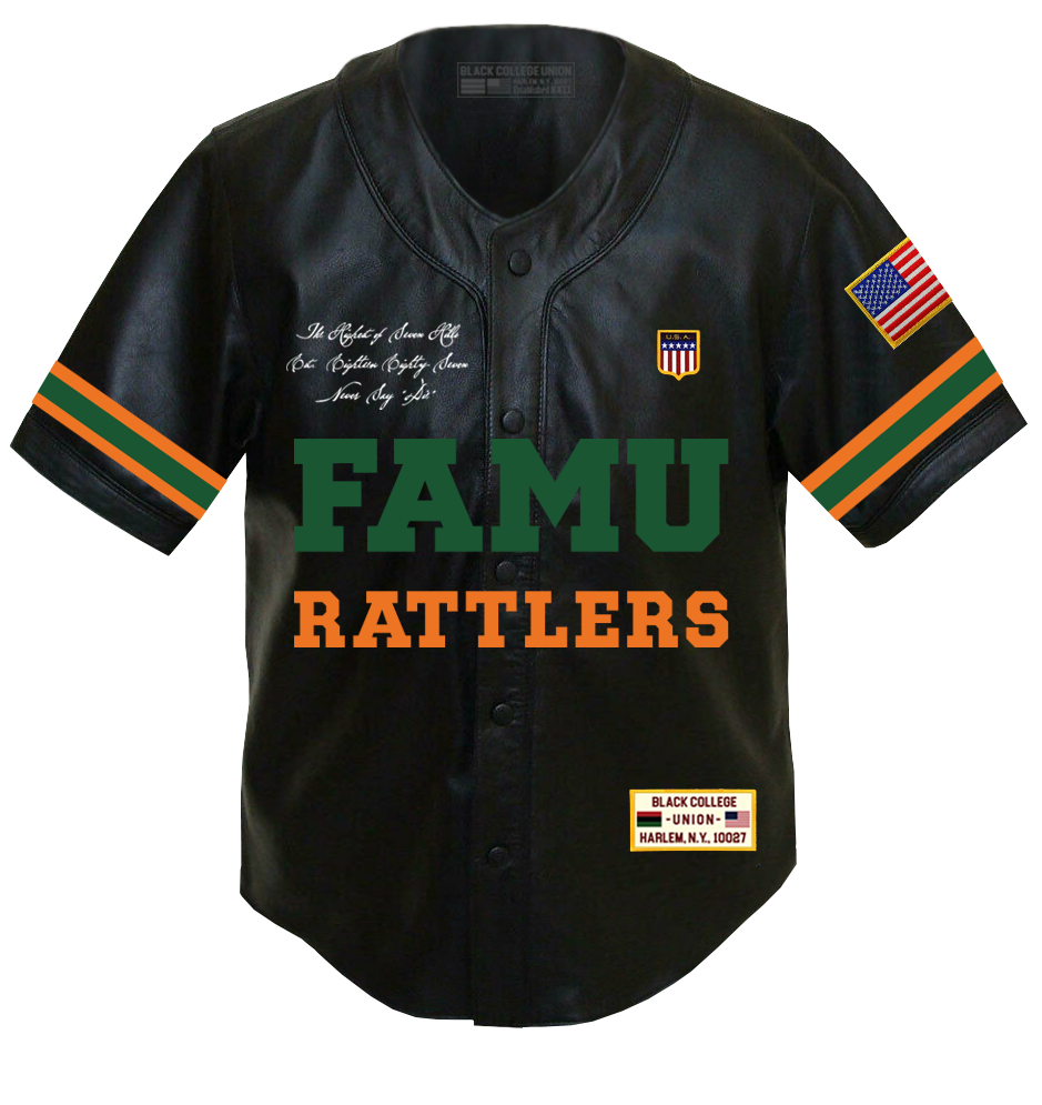 Leather Baseball Jersey - Florida A&M [FAMU]