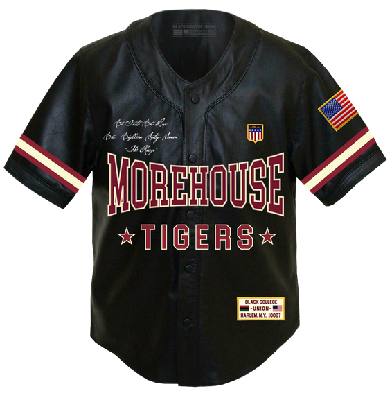 Leather Baseball Jersey - Morehouse – Black College Union