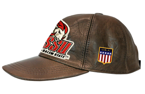 Genuine Leather HBCU Patch Cap - Winston-Salem [WSSU]