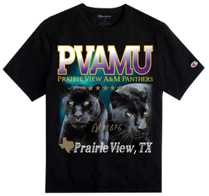 BCU X Champion Original HBCU Americana Rap Tee - Prairie View A&M [PVAMU]