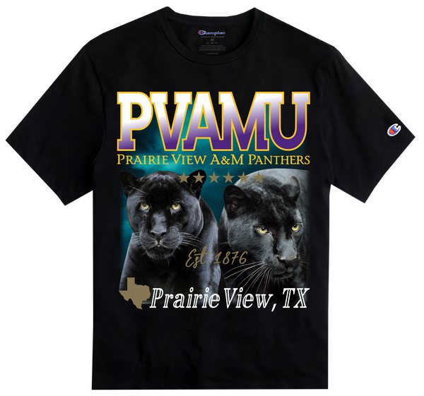 Men's Champion Purple Prairie View A&M Panthers Jersey T-Shirt