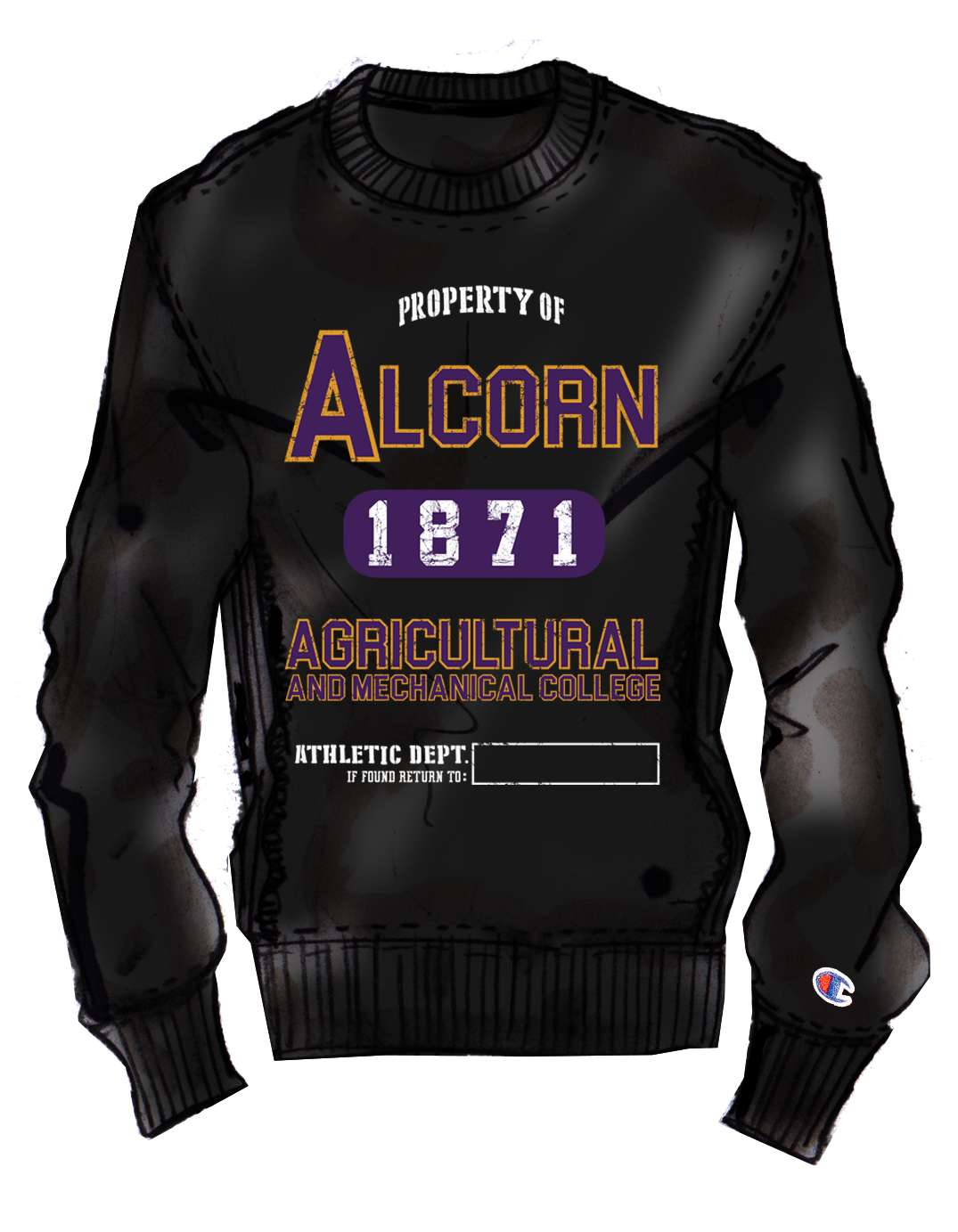 BCU X Champion Sweatshirt - Alcorn State