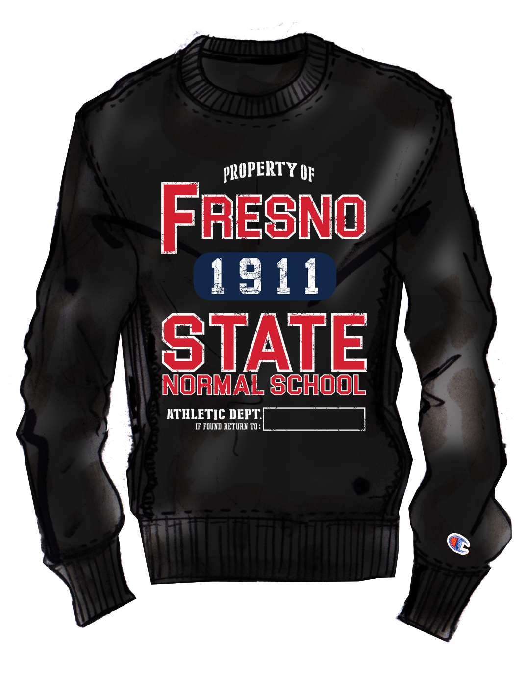 BCU X Champion Sweatshirt - Fresno State