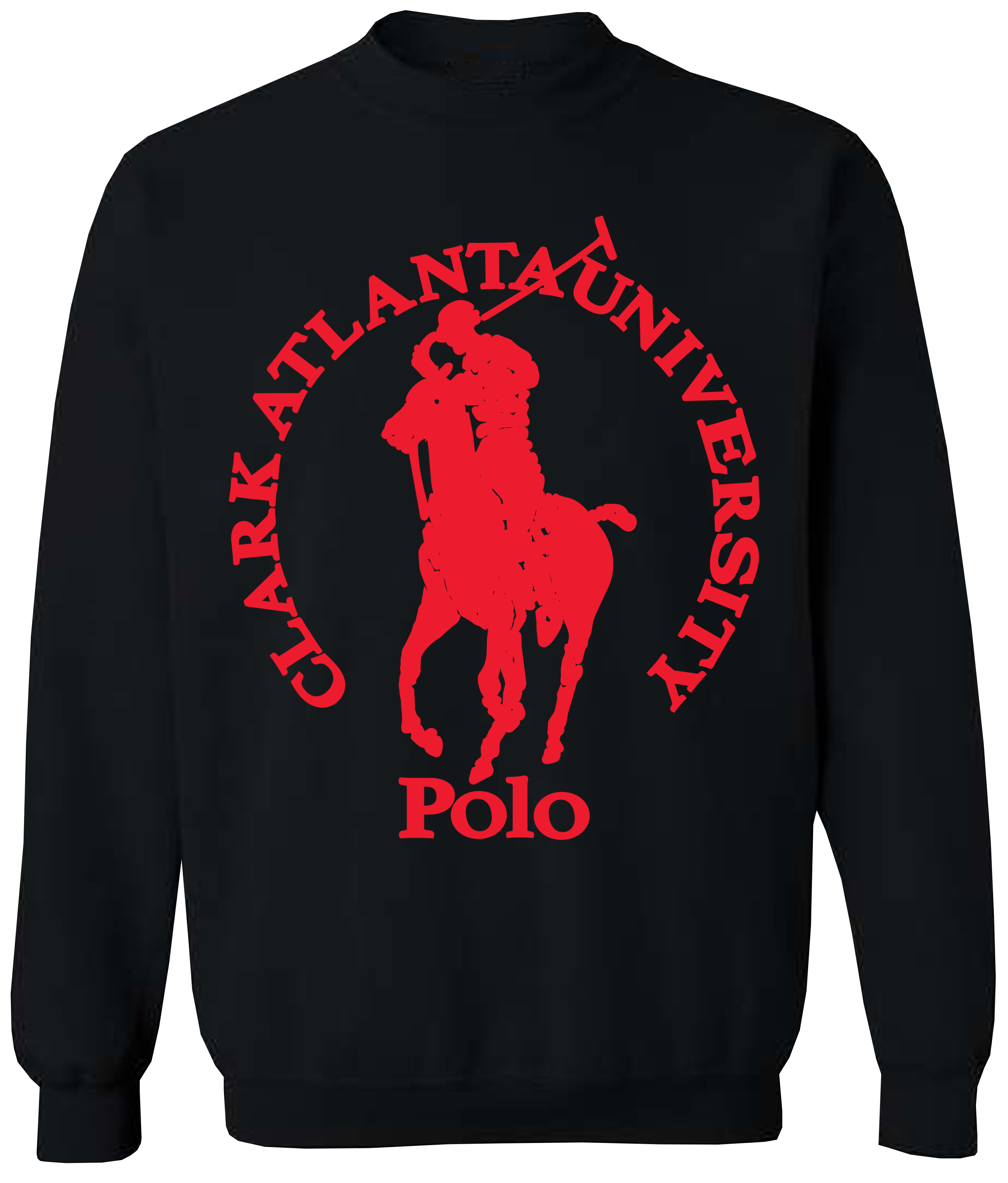 HBCU Polo Crewneck Sweatshirt - Clark Atlanta [CAU]
