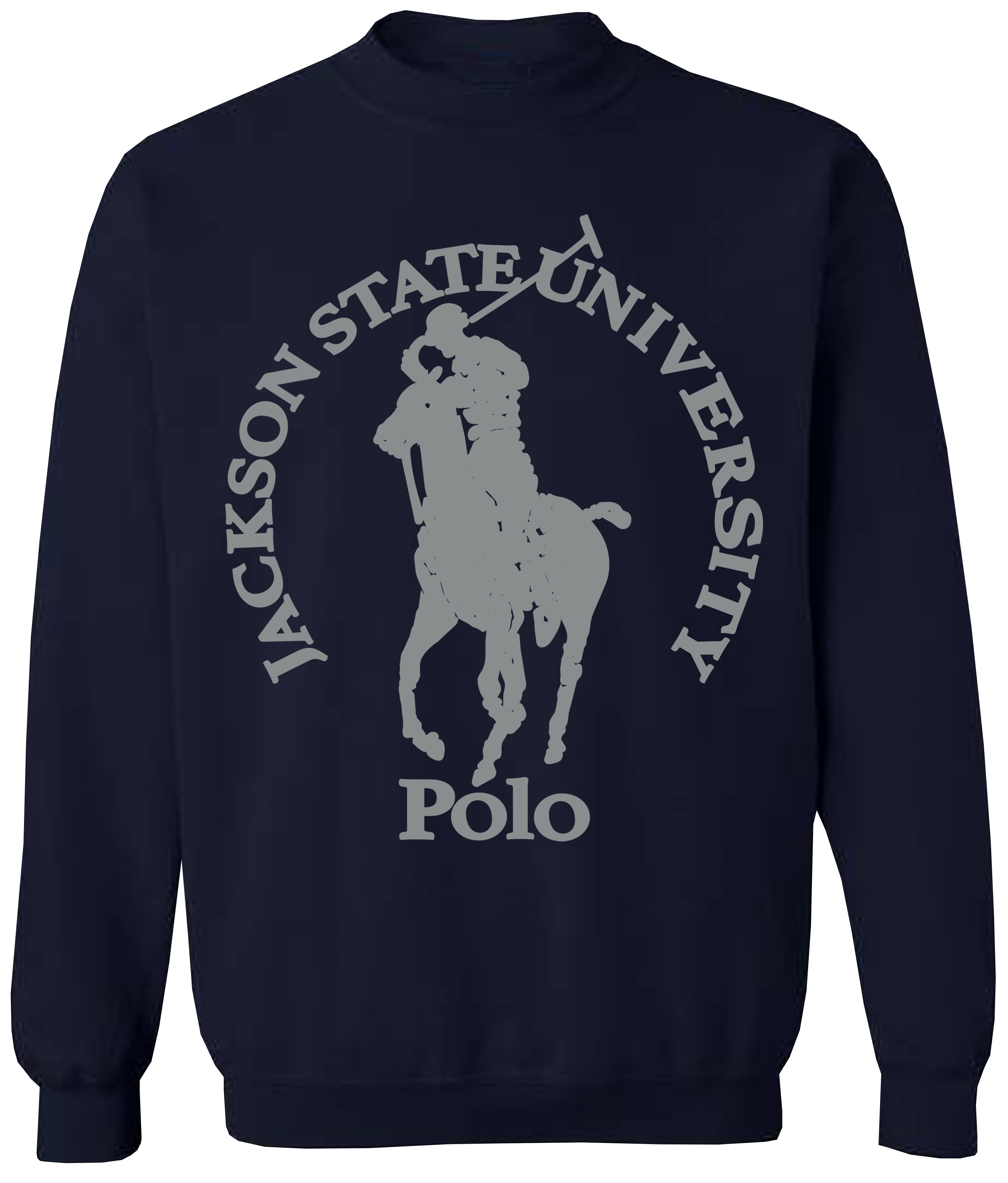 HBCU Polo Crewneck Sweatshirt - Jackson State