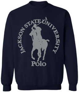 HBCU Polo Crewneck Sweatshirt - Jackson State