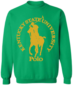 HBCU Polo Crewneck Sweatshirt - Kentucky State