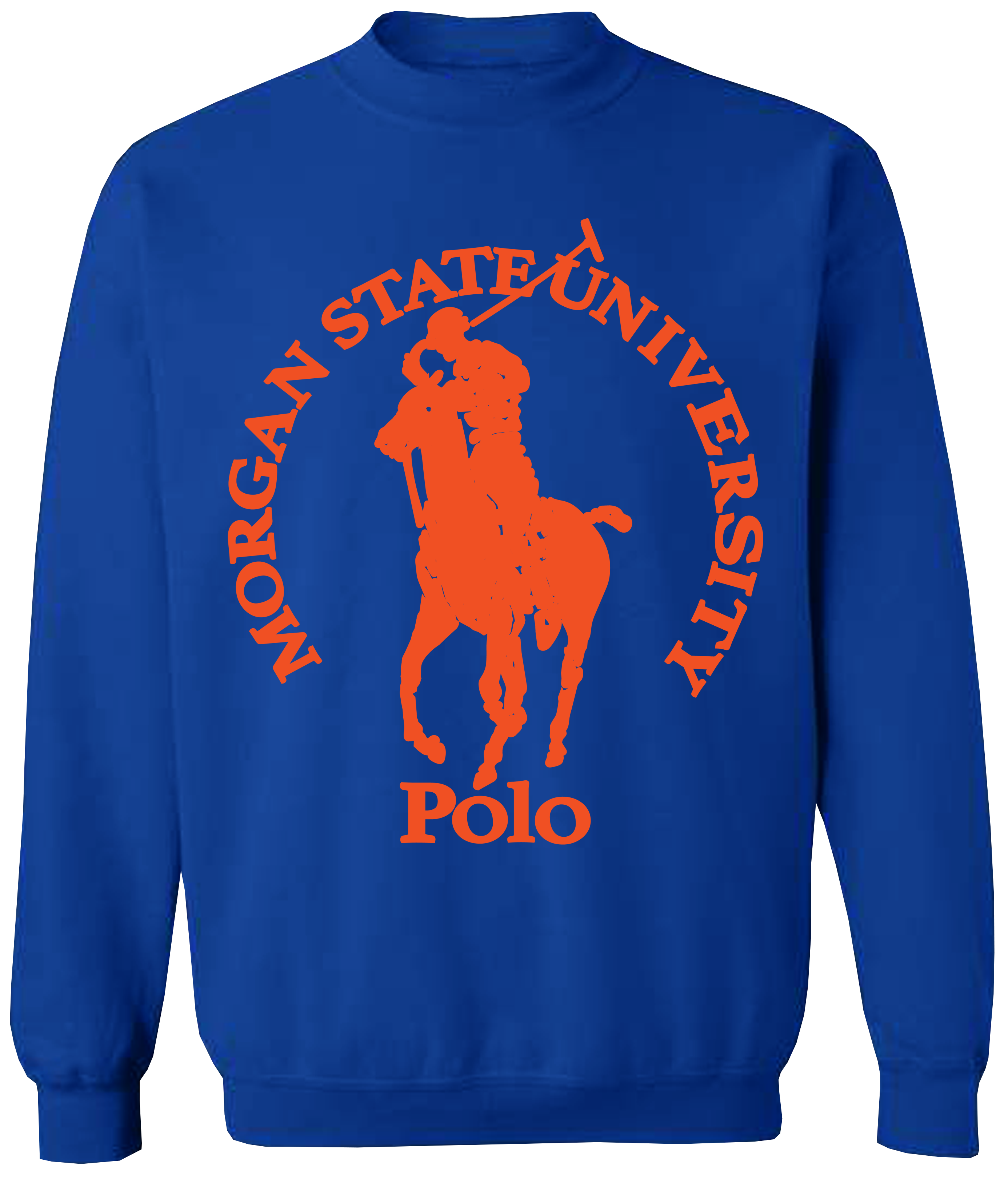 HBCU Polo Crewneck Sweatshirt - Morgan State