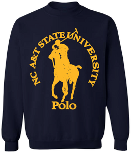 HBCU Polo Crewneck Sweatshirt - North Carolina A&T [NCAT]