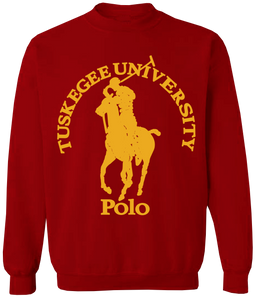 HBCU Polo Crewneck Sweatshirt - Tuskegee
