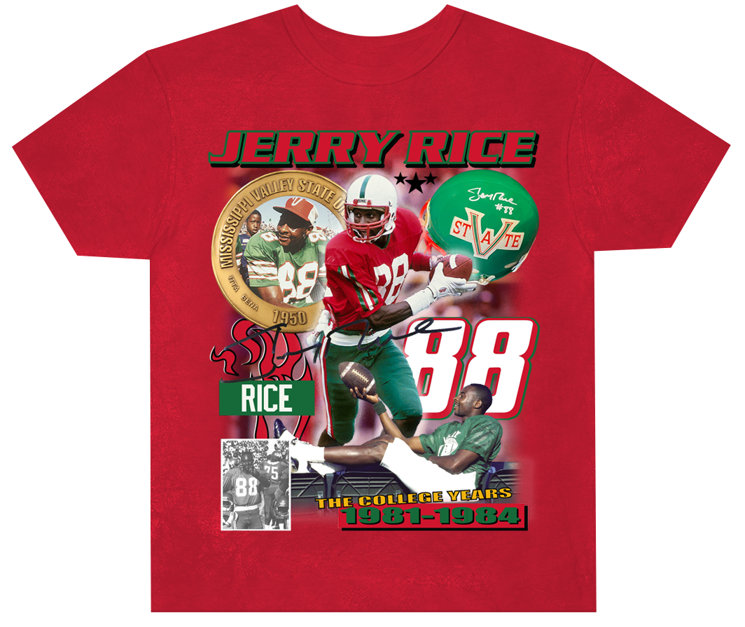 Jerry rice mississippi valley online state jersey