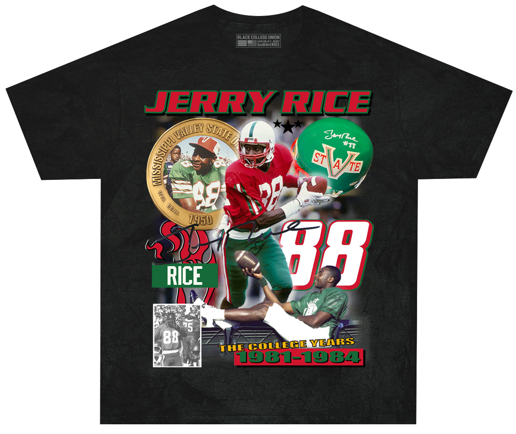 Jerry Rice "The College Years" Homage Tee - Mississippi Valley State [MVSU]