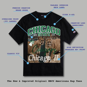 BCU X Champion Original HBCU Americana Rap Tee - Chicago State