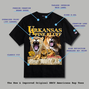 BCU X Champion Original HBCU Americana Rap Tee - Arkansas Pine Bluff [UAPB]