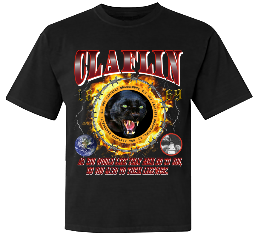 HBCU Ring of Fire T-Shirt - Claflin