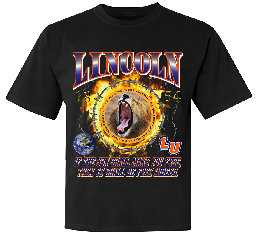 HBCU Ring of Fire T-Shirt - Lincoln PA [LU]