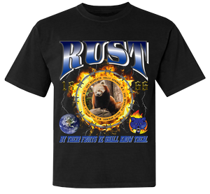HBCU Ring of Fire T-Shirt - Rust