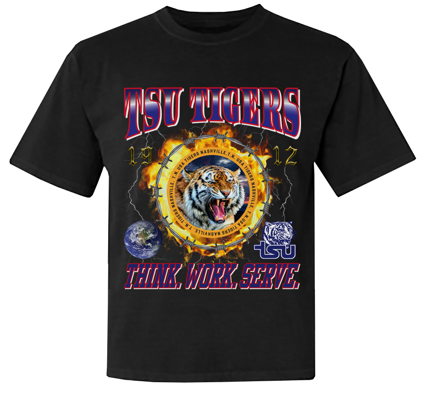 HBCU Ring of Fire T-Shirt - Tennessee State [TSU]