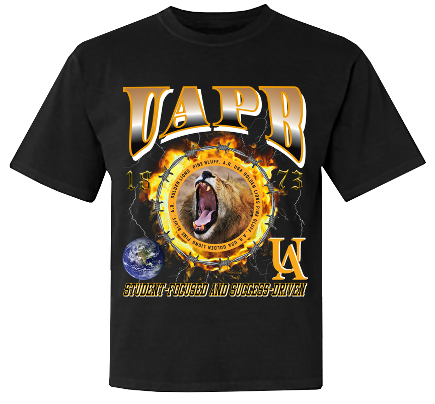 HBCU Ring of Fire T-Shirt - Arkansas Pine Bluff [UAPB]