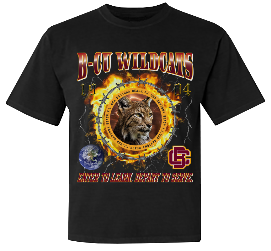 HBCU Ring of Fire T-Shirt - Bethune-Cookman
