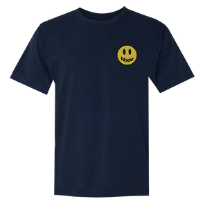HBCU Smiley Embroidered Garment-Dyed T-Shirt
