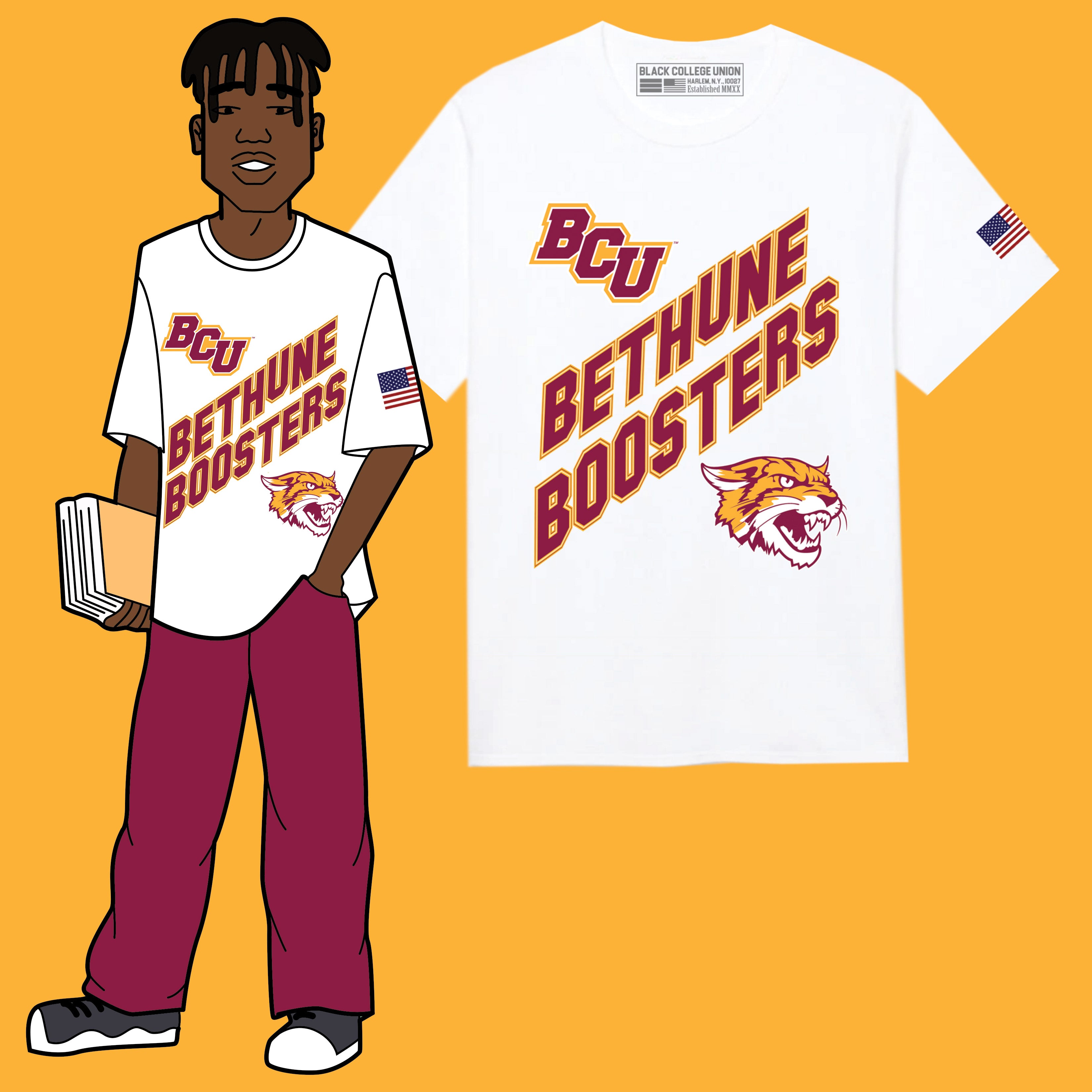 Booster Club Tee - Bethune-Cookman